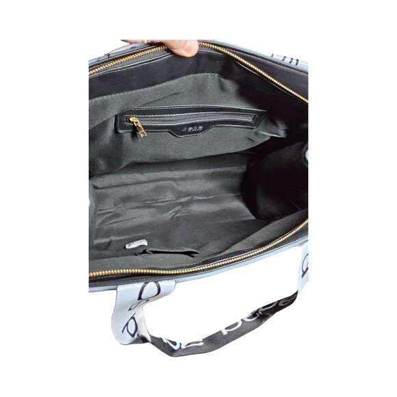 Bebe Hana Canvas Tote in Storm Gray NWT Retails $129 - Picture 8 of 11